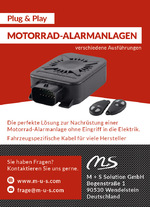  Plug&Play Motorrad-Alarmanlagen